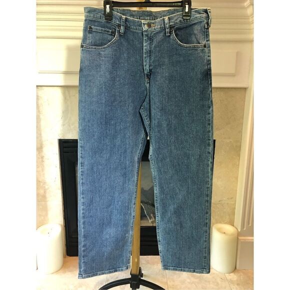 Wrangler Men’s Blue Advanced Comfort Relaxed Fit Jeans Size 34x30 NWT - Picture 1 of 7